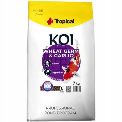  Tropical Koi Wheat Germ & Garlic hrana za ribe 1,5 kg