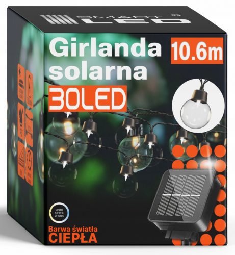  Smartled solarni vijenac od 1060 cm, crni