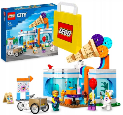  LEGO City 60363 Prodavaonica sladoleda + VP papirna vrećica LEGO 6315794 Velika