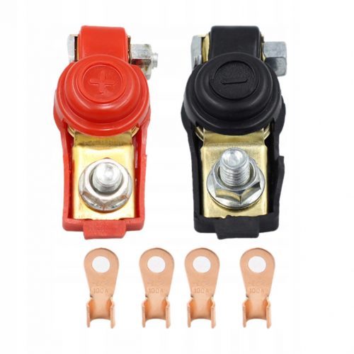  2Pcs Copper Truck Clip Battery Quick