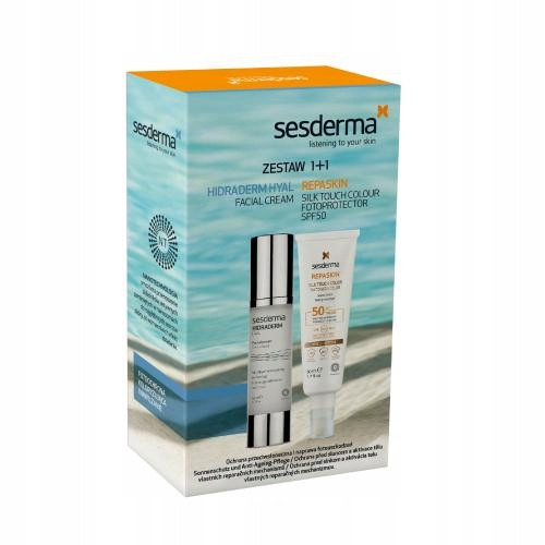  SESDERMA HIDRADERM HYAL krema 50 ml + REPASKIN SILK Touche SPF50 50 ml