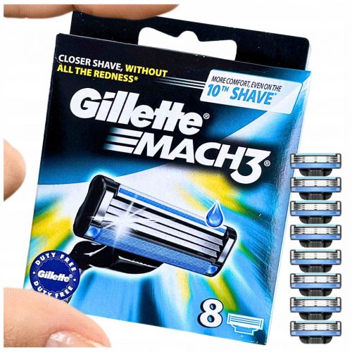  Gillette Mach 3 oštrice punjenja za Mach3 brijač 8 komada učinkovit