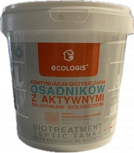  Biopreparat ECOLOGIS nastavak Taložnice 1,2kg, uređaji za pročišćavanje otpadnih voda