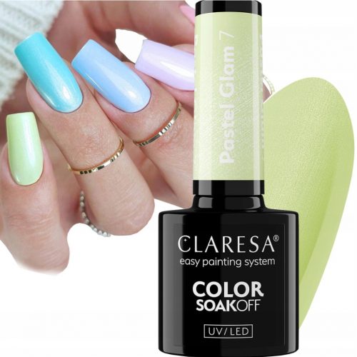  CLARESA PASTEL GLAM 7 HYBRID POLISH PASTEL HYBRID GREEN S PARKOVIMA