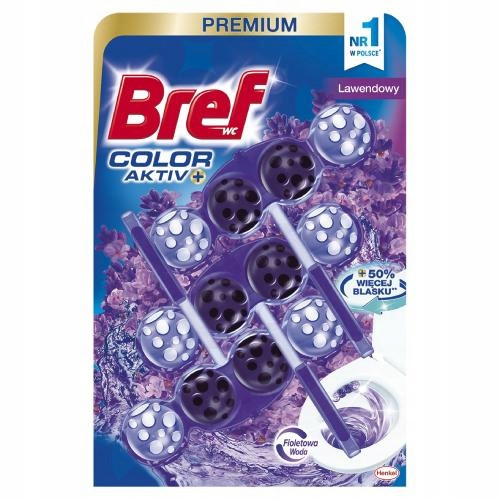  Bref Color Aktiv toaletni privjesak Lavanda 3x50g