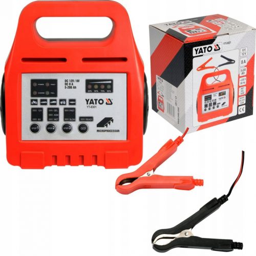  ELEKTRONIČKI ISPRAVLJAČ YATO YT-8301 6V/12V 8A