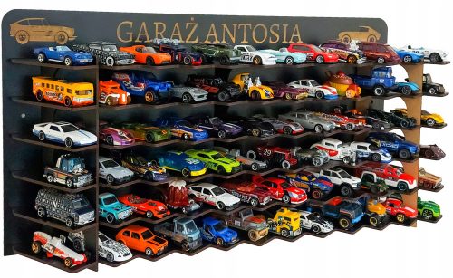  Polica za Autiće Toy Cars Springs Hot Wheels SA IMENOM 72 mjesta