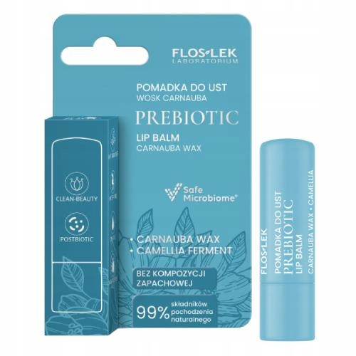  PREBIOTIC LIP CARE Prebiotic ruž za usne karnauba vosak 4g - Floslek