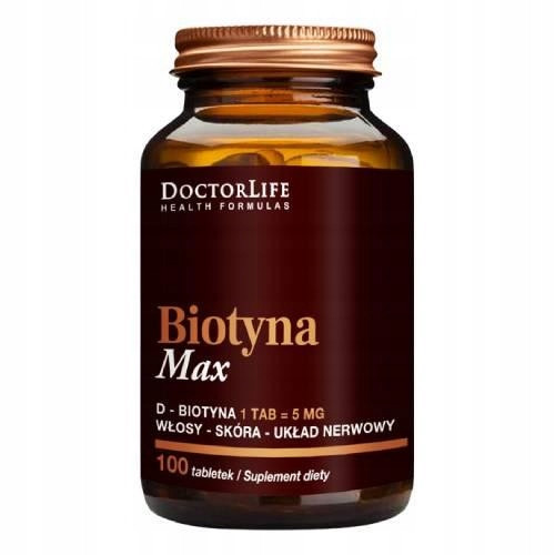  Dodatak prehrani Doctor Life Biotyna Max biotin tablete 100 ml 100 kom.