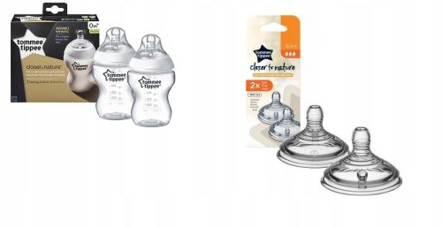  Tommee Tippee Bočica 260 ml 5010415225207 + Tommee Tipee Silikonska duda varalica 6 m+