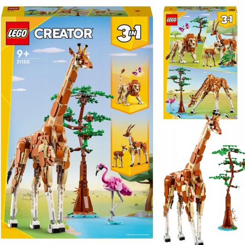  LEGO Creator 31150 Zvířata ze safari + Kartonska kutija 30 cm x 20 cm x 10 cm 380 g/m² 1 kom.