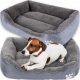  Ograda za pse POSTELJINA PANSION BED DOG JASTUK nijanse sive 80 cm x 60 cm