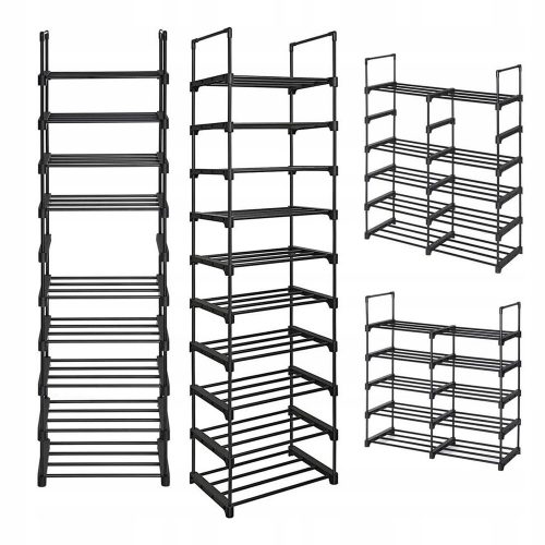  Songmics ormarić za cipele 45 x 174 x 30 cm crni