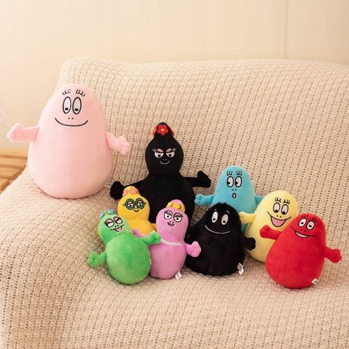  9pc crtani Barbapapa plišane igračke mekane plišane lutke za