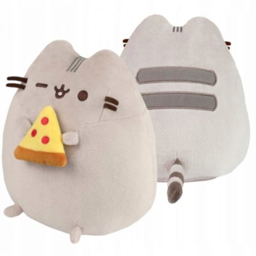  PLIŠANA MASKOTA MAČKA PUSHEEN KITTY IGRAČKA sa PIZZOM 20 CM