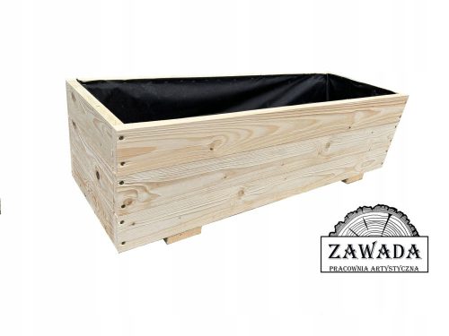  ZAWADA tegla za cvijeće 120 cm x 38 x 33 cm prirodno drvo