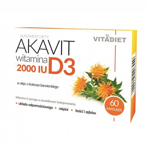  Vitamin D3 2000 IU AKAVIT 60 kapsula u ulju