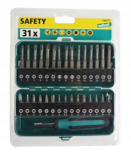  Wolfcrfat Safety 1386000 set bitova 31 kom.