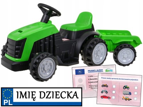  STABILNI TRAKTOR sa akumulatorom + prikolica