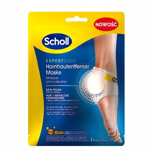  SCHOLL Expert Care piling maska za pete s AHA maskom