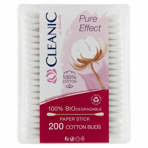  Cleanic Pure Effect pamučni štapići 200 komada