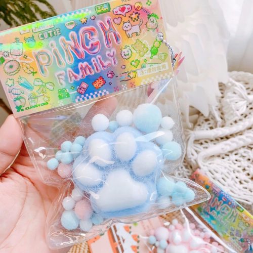  Dropshipping Fidget Toy Mini Squishy Toys Kawaii Plišana meka mačja šapa