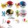  Pokemon Clip Go PokeBall figure SET OD 4