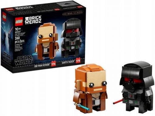  LEGO BrickHeadz 40547 Obi-Wan Kenobi i Darth Vader + Lego katalog 1/2024 Bricks City Technic Speed Star Wars Harry Potter Duplo