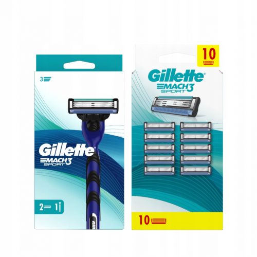  Gillette Mach 3 SPORT brijač za patrone za britvice, 10 kom.