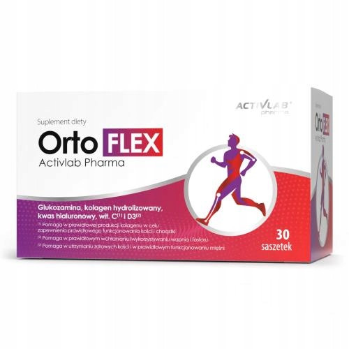  OrtoFLEX 30 vrećica naranča GLUCOSAMINE COLLAGEN VITAMIN CI D3