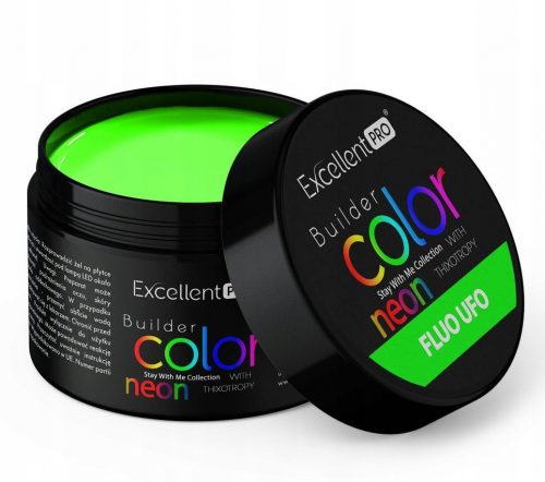  IZVRSNI PRO BUILDER GEL GEL ZA IZGRADNJU NEON GREEN FLUO UFO 30 g