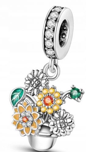  Charms Privjesak Buket Charms Flowers Charms Privjesci Srebro s925