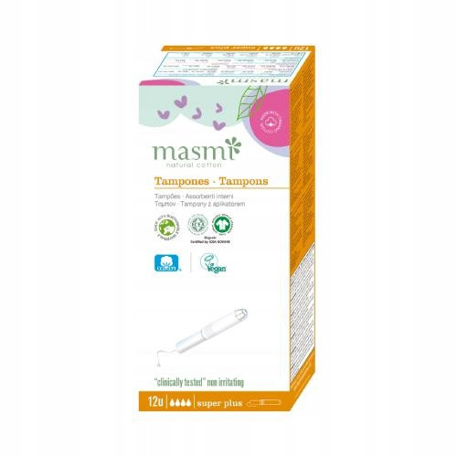  Masmi Tampons Superplus tamponi s aplikatorom od organskog pamuka, 14 komada