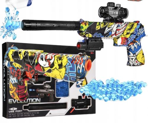  RIFLE GUN AUTOMATIC MP WATER BALLS ORBITS AUTOMATSKI LASER KIT