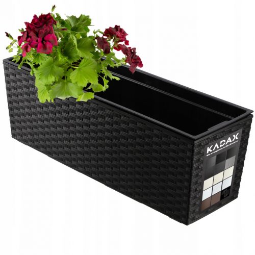  Kadax saksija 56 cm x 56 x 19 cm, crna plastika