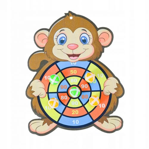  Sigurnosna igračka Target Sticky Ball Board Indoor Outdoor Monkey Board 30x43cm