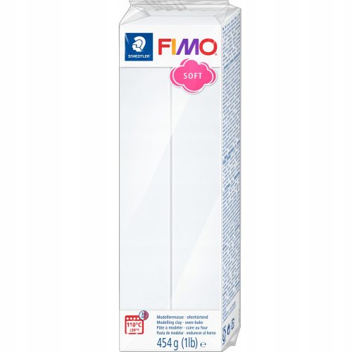  Fimo Soft plastična glina 454g bijela