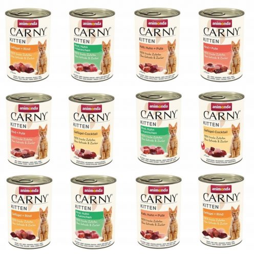  Animonda Carny Kitten Mix of flavors 12x 400g