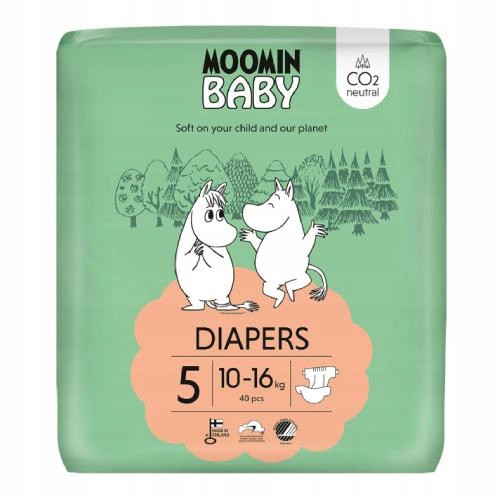  Muumi Moomin Dječje pelene Veličina 5 40 kom.