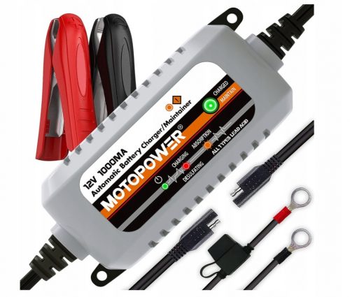  MINI ISPRAVLJAČ PUNJAČ 12V 1000MA MOTOPOWER MP00205B