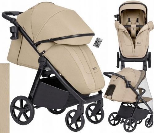  CARRELLO Bravo SL Sand Beige dječja kolica + Kišna navlaka za Caretero kolica