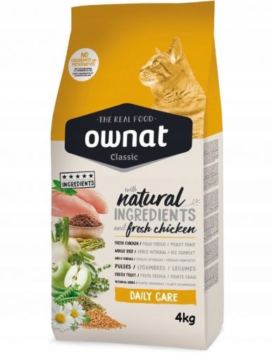  Ownat Cat Daily Care 4kg s piletinom Daily suha hrana za mačke