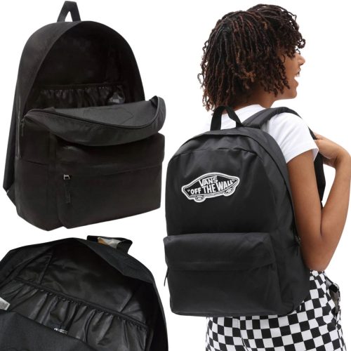  Vans gradski ruksak kool Classic Backpack Black VN000H4YBLK1 crni