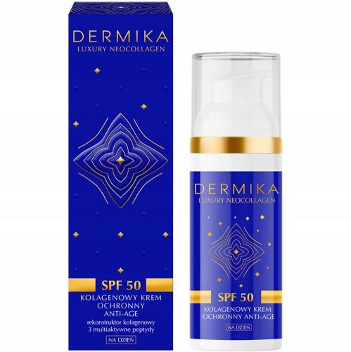  UV zaštitna krema za lice Dermika Luxury Neocollagen 50 SPF dnevna 50 ml