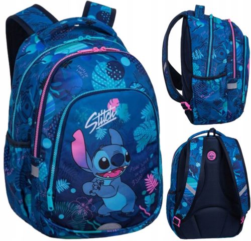  Školski ruksak s više odjeljaka Lilo and Stitch CoolPack Shades of blue, Multicolor 21 l