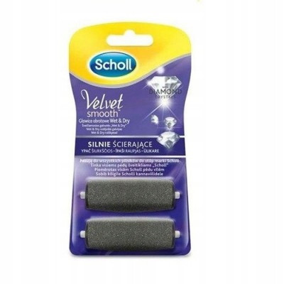  Scholl Velvet Smooth Wet&Dry abrazivne glave, 2 komada