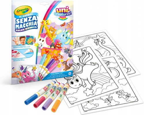  CRAYOLA- Color Wonder set za bojanje sa 18 stranica i 4 markera bez