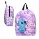  Lilo & Stitch Vadobag ruksak za vrtić s više odjeljaka za djevojčice Shades of purple