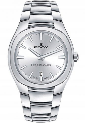  Edox Les Bemonts 57004-3AIN ženski sat 30 mm SREBRNI ŠVICARSKI