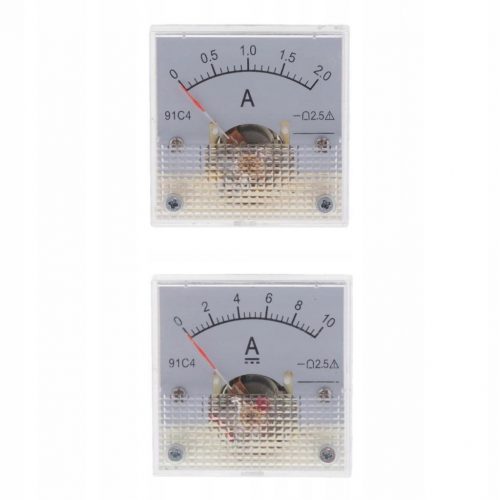  2 kom/set 0 2A i 0 10A panel analogni ampermetar